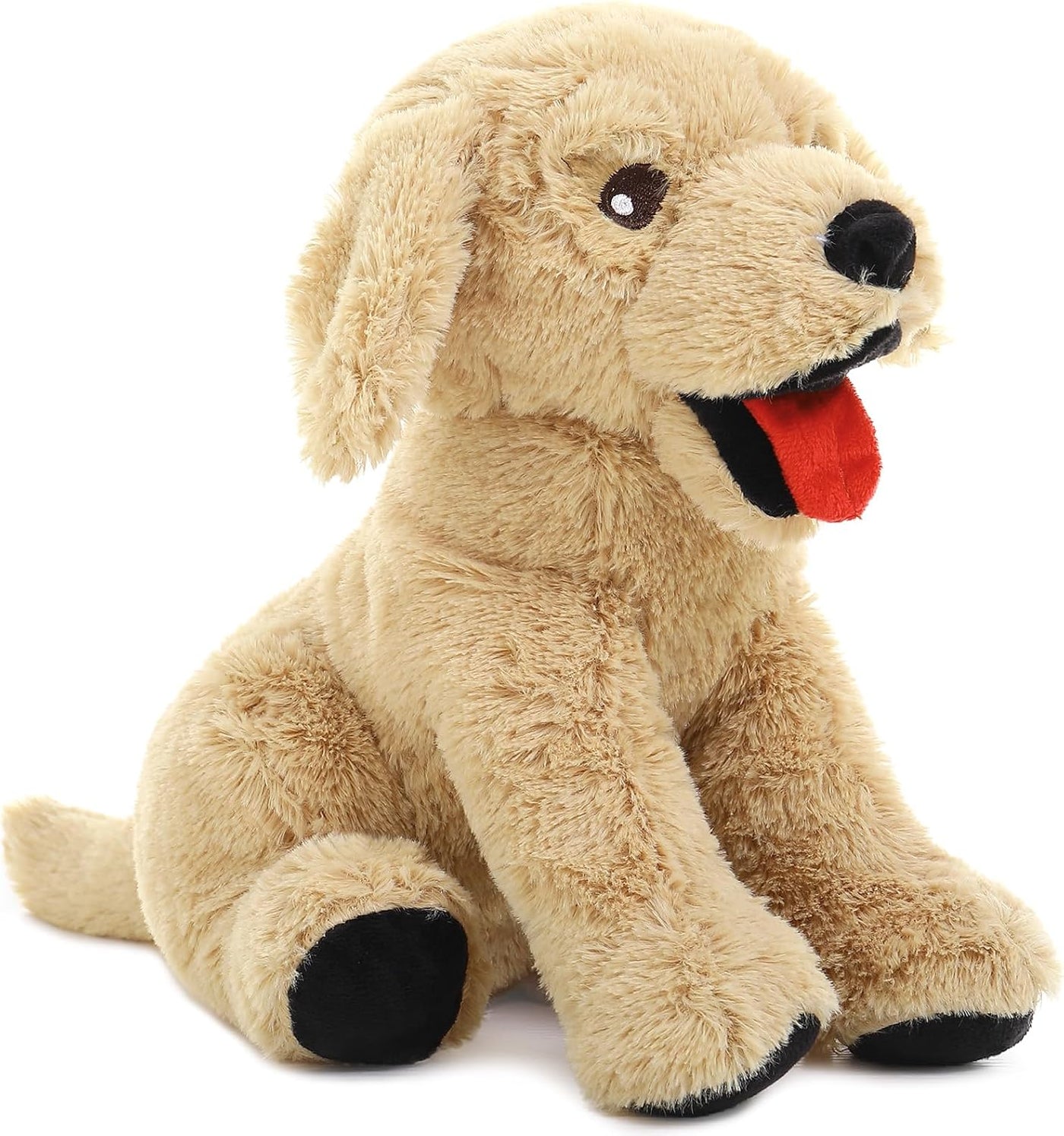 Lanmore Peluche de perro y cachorro Golden Retriever, almohada de p...