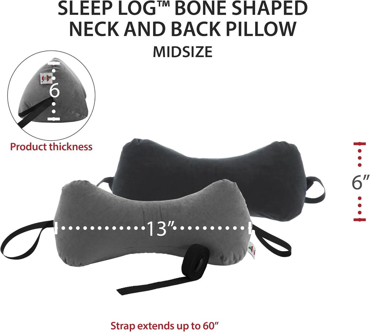 Core Products Sleep Log - Almohada quiropráctica para cuello y espa...