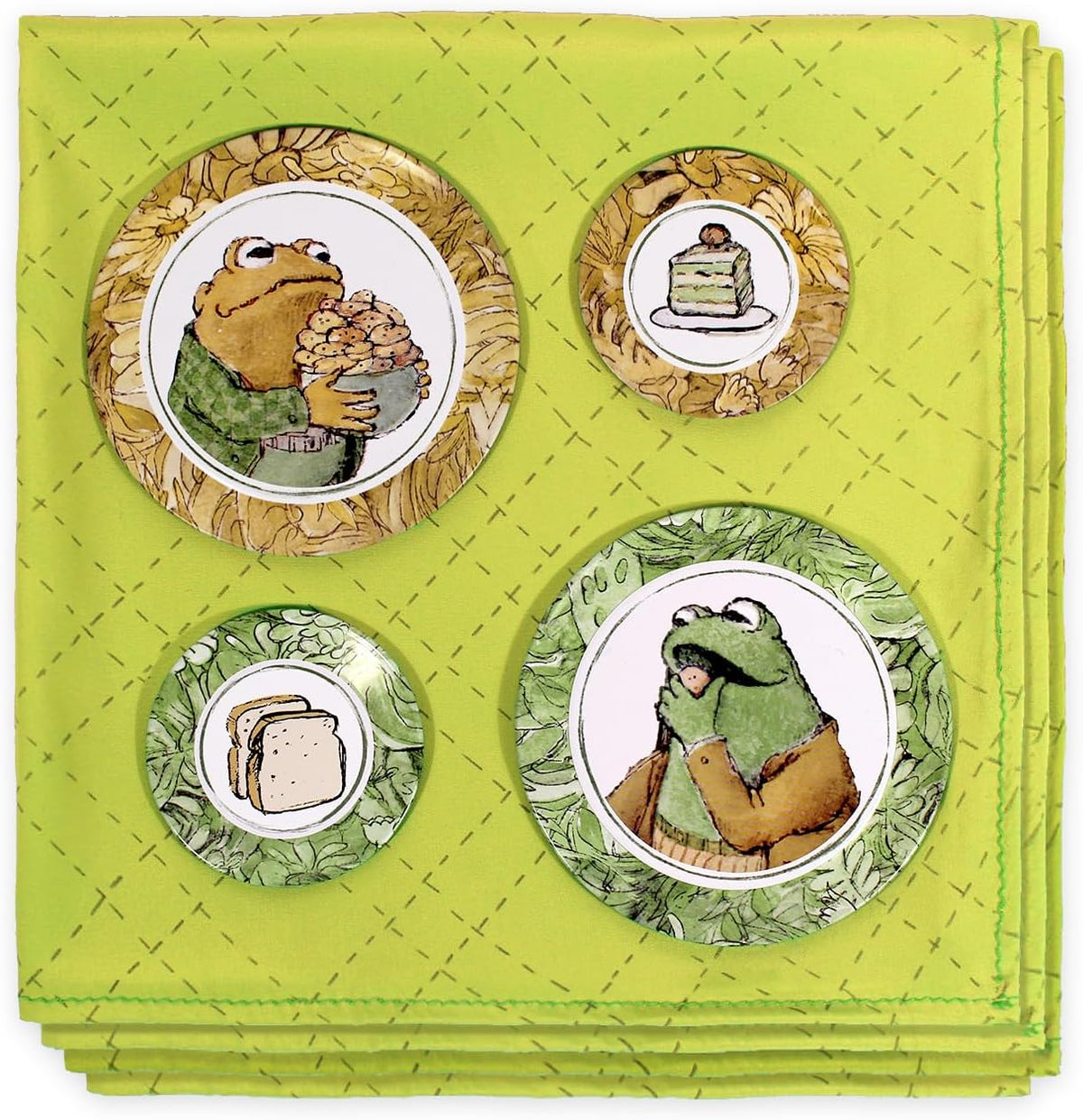 YOTTOY Juego de picnic de lata de rana y sapo \u2013 Juego de picni...