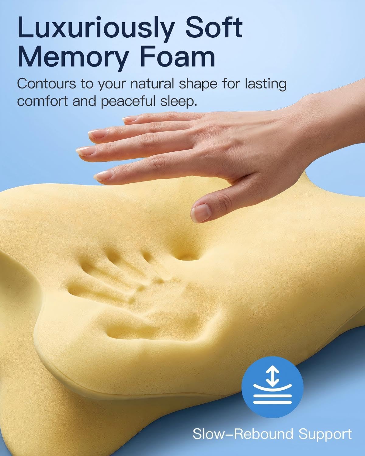 CloudNook Almohada cervical ergonómica para aliviar el dolor de cue...