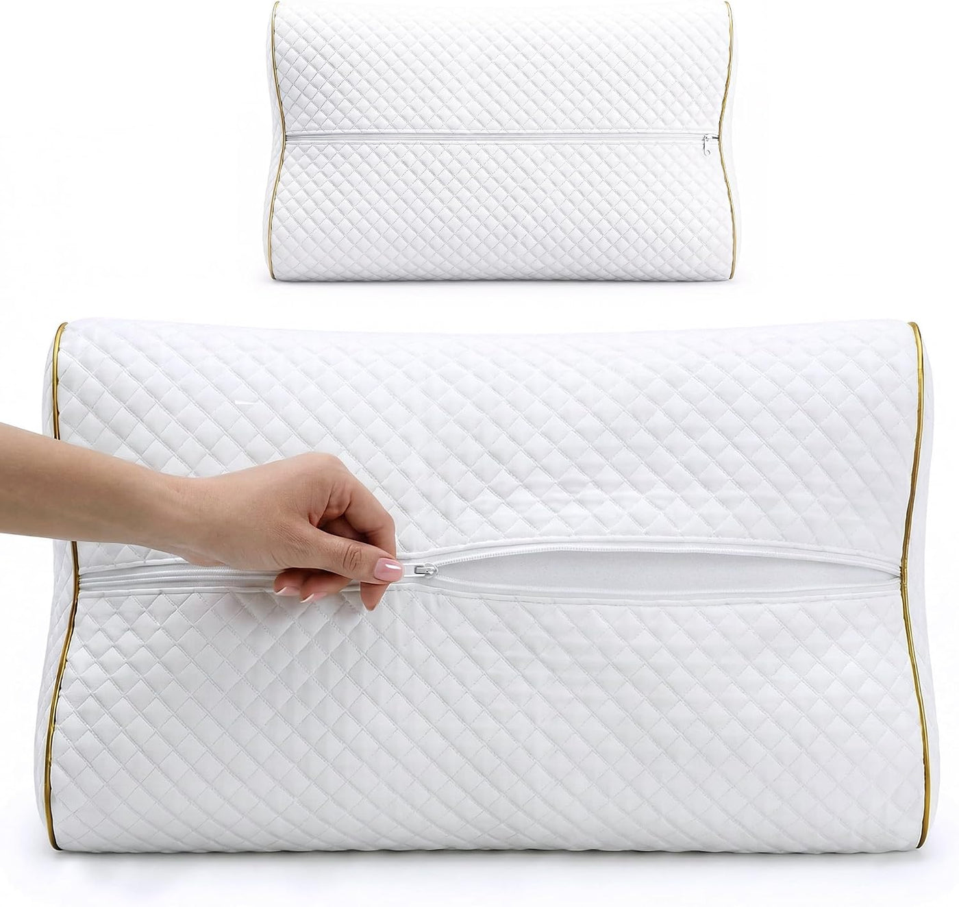 Almohada de espuma viscoelástica Royal Therapy Queen, Pharmonis USA...