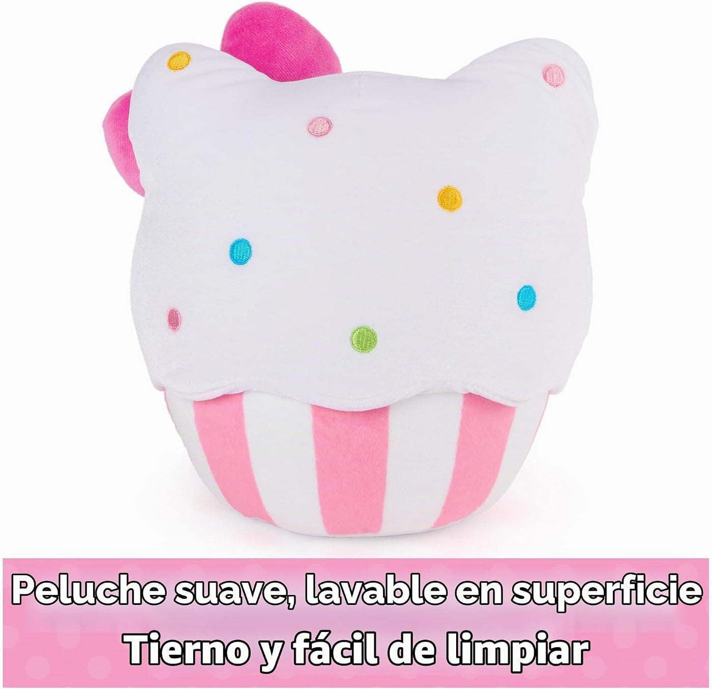 GUND Sanrio Hello Kitty Cupcake - Juguete de peluche de postre de 8...