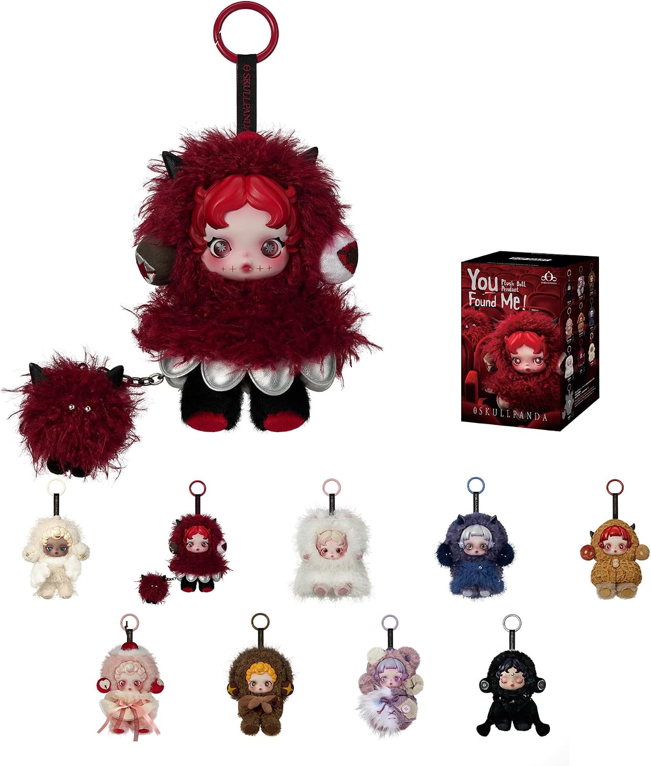 POP MART SKULLPANDA ¡Me encontraste! Serie de muñecos de peluche co...