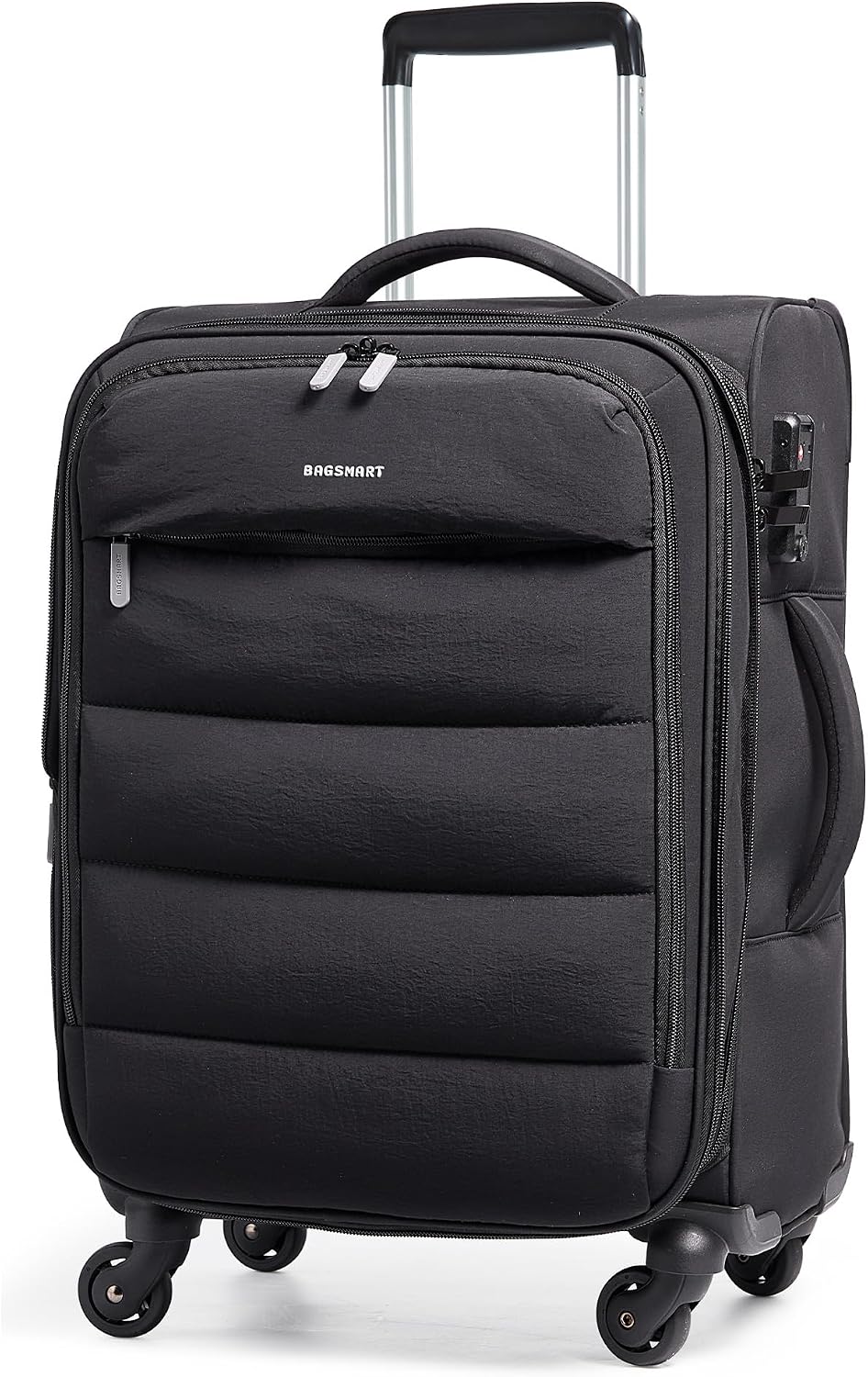 BAGSMART Equipaje de mano debajo del asiento aprobado por aerolínea...