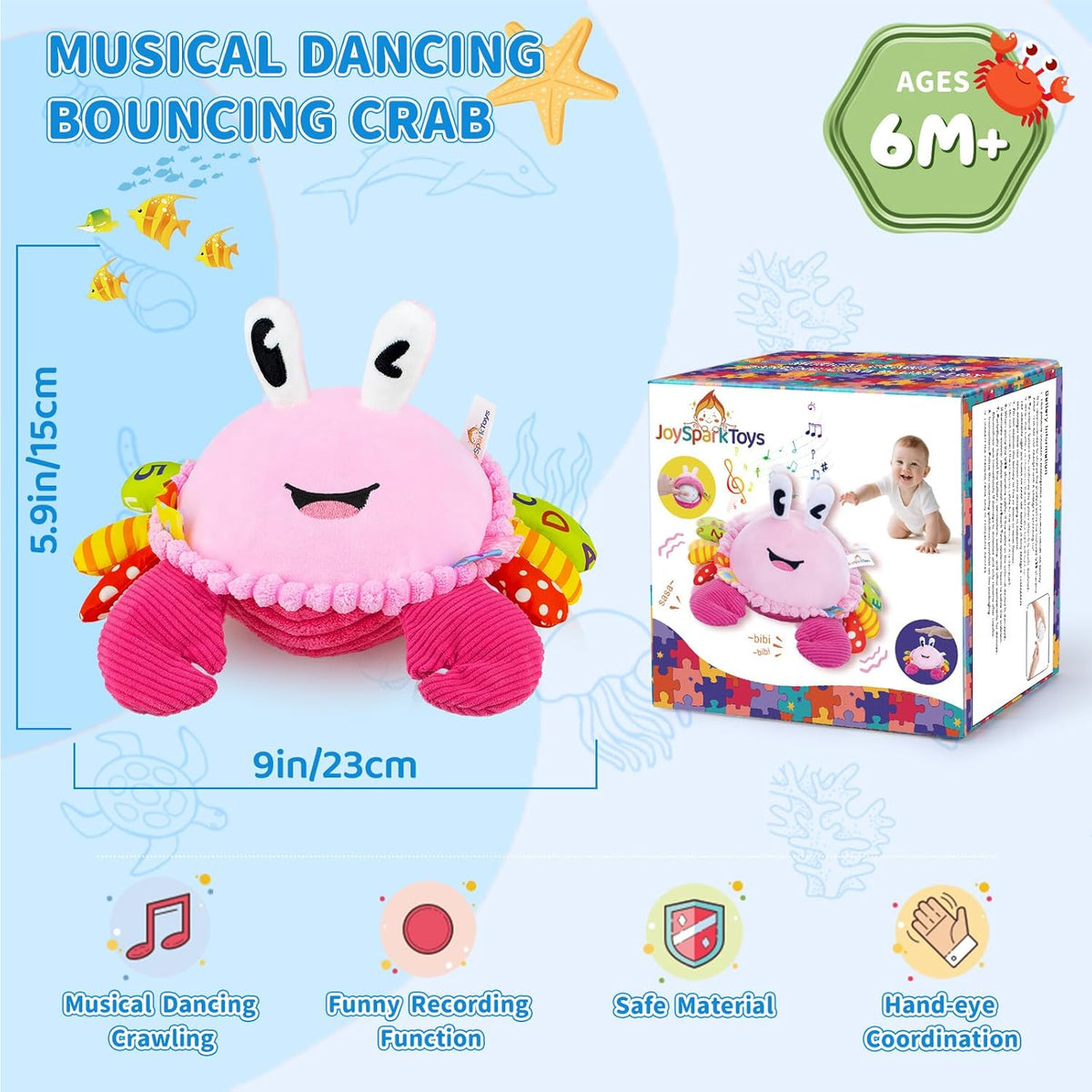 Juguetes para bebés para niñas de 1 año, juguete interactivo para b...