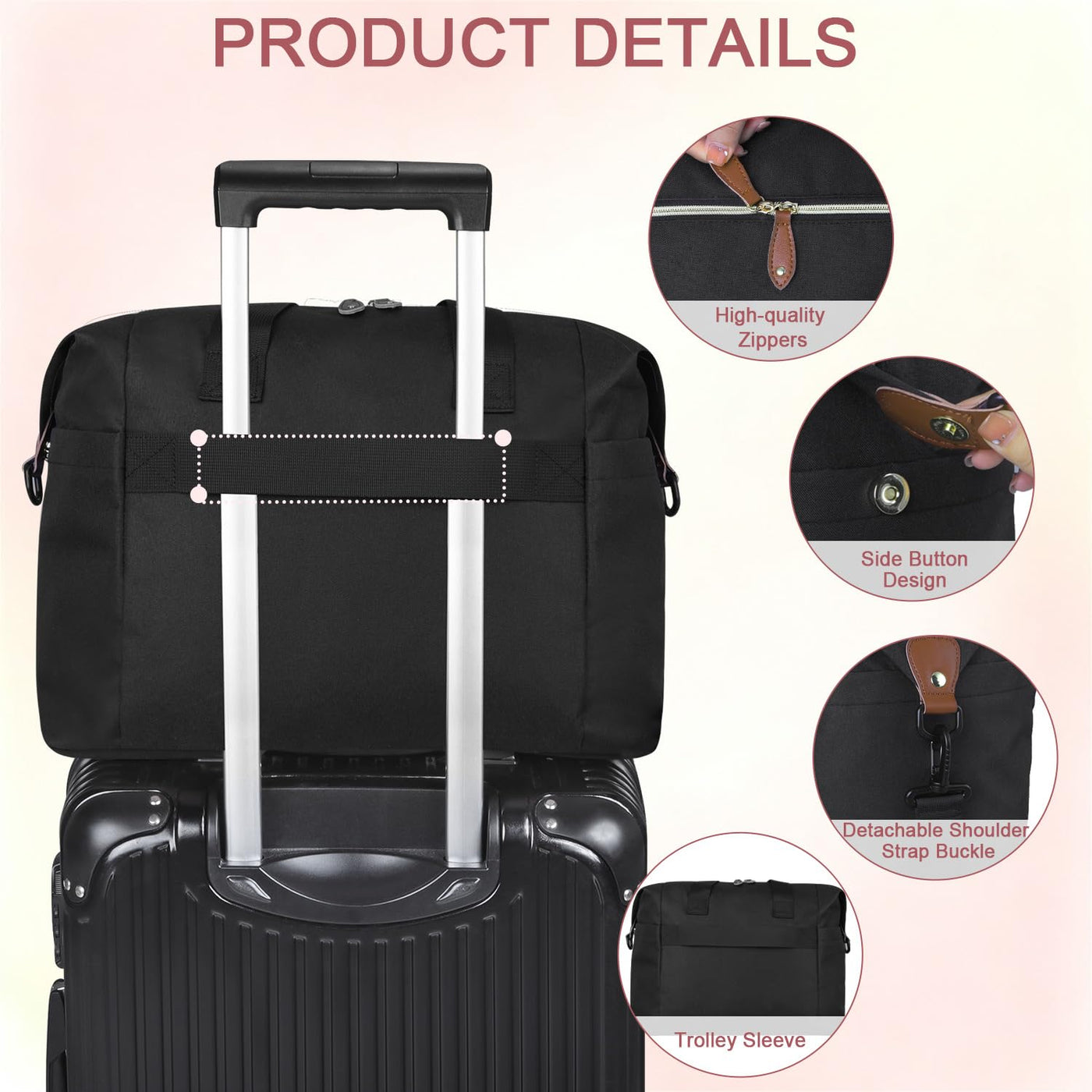Pritent Bolsa de pañales Tote Impermeable Maternidad Bolsas de Bebé...