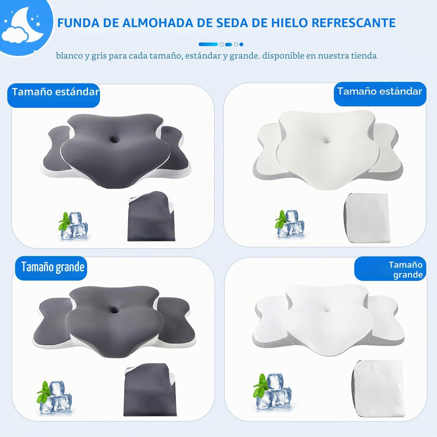 Ergo Pillow para la apnea del sueño, el dolor de cuello y el alivio...