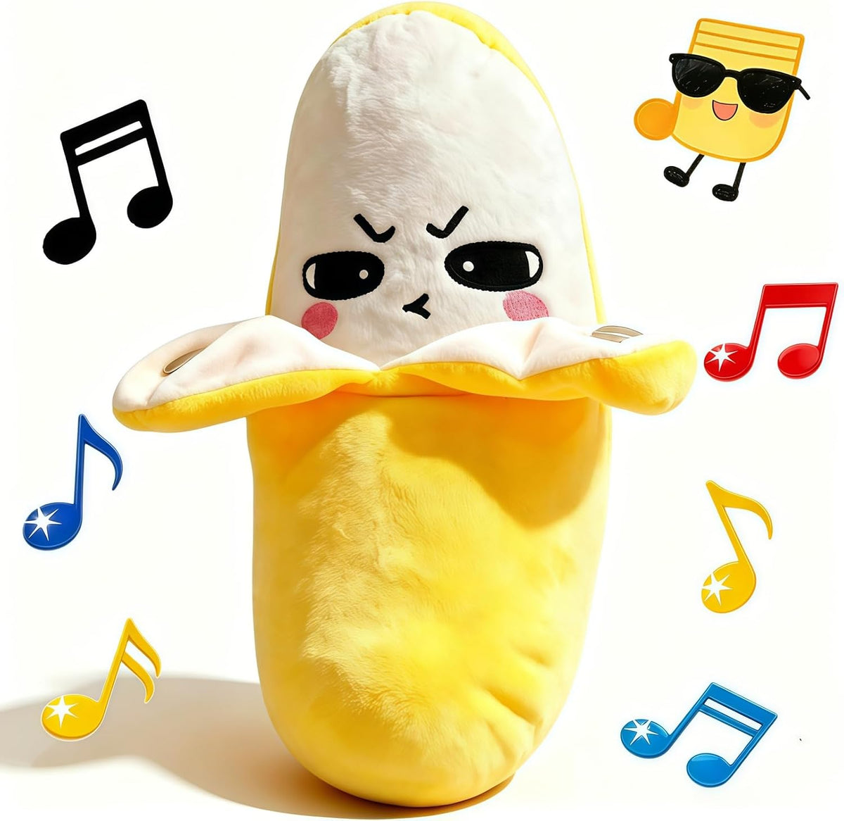 YXuan Juguete sensorial musical de felpa suave, juguete de peluche...