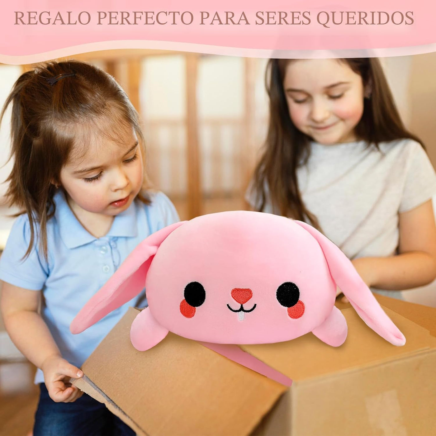 TOYSYM Animales de Peluche con Peso, Conejo de Peluche de 3.74 libr...