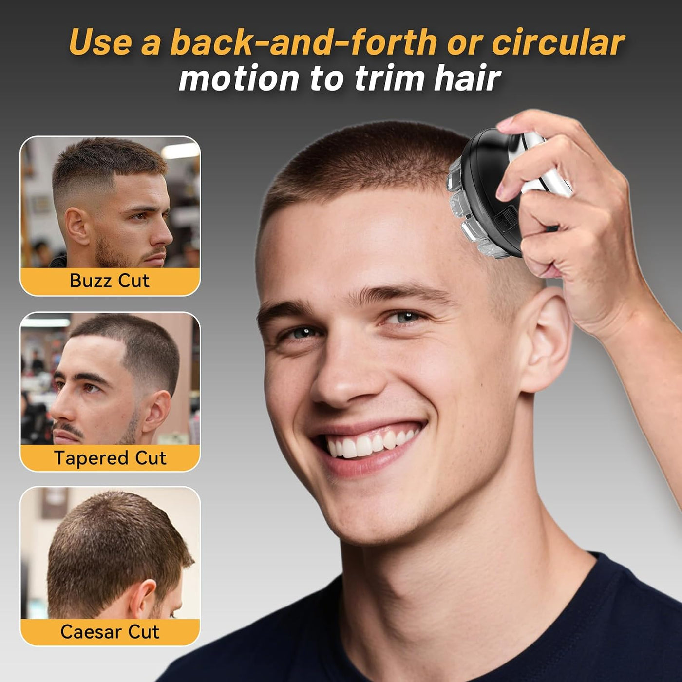 Moricsom® Kit de corte de pelo automático para hombres, cortapelos...