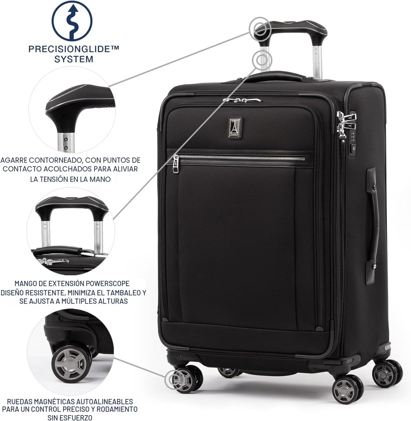 Travelpro Platinum Elite-Softside - Maletas expansible con ruedas g...