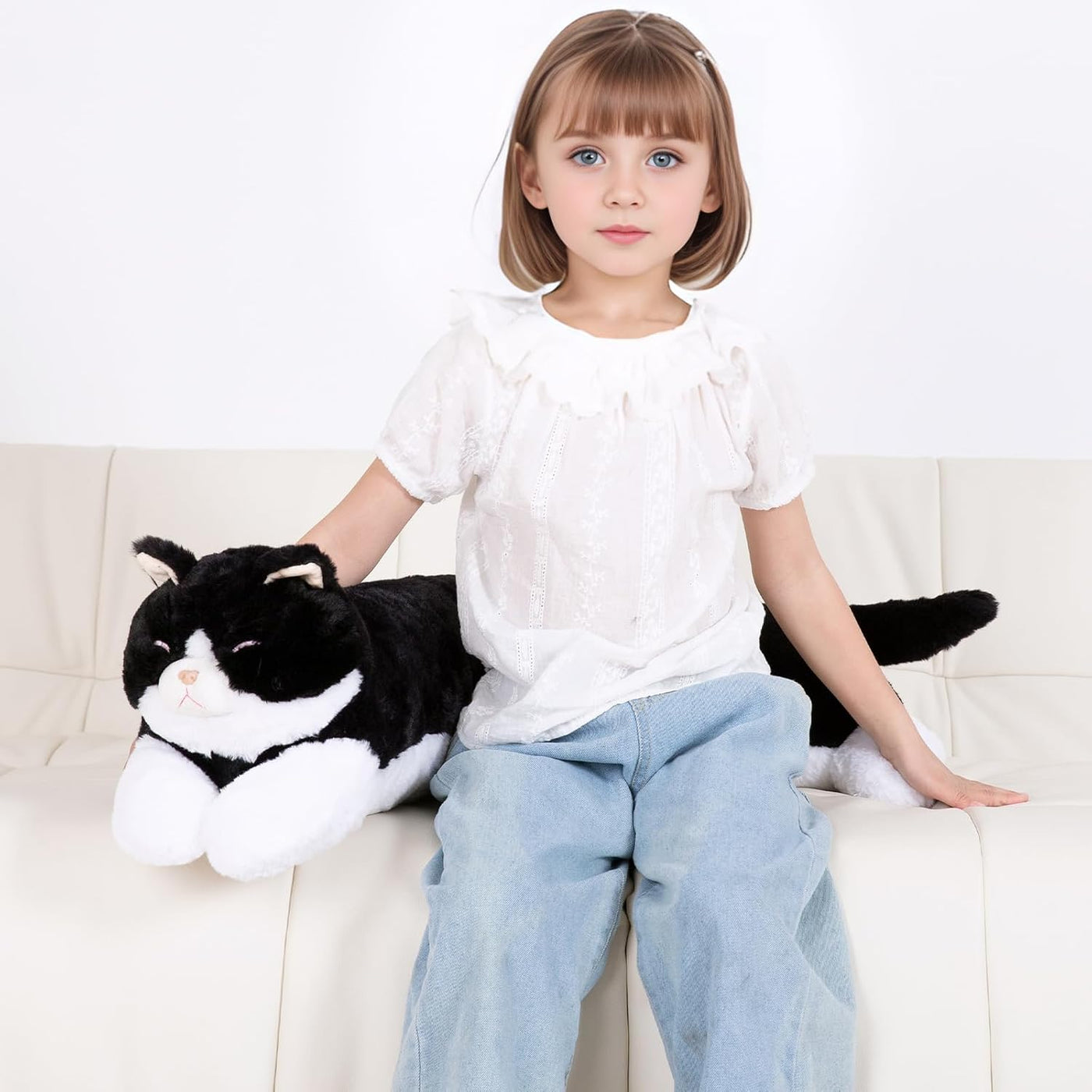 Juguete de peluche grande de 32 pulgadas, almohada grande de peluch...