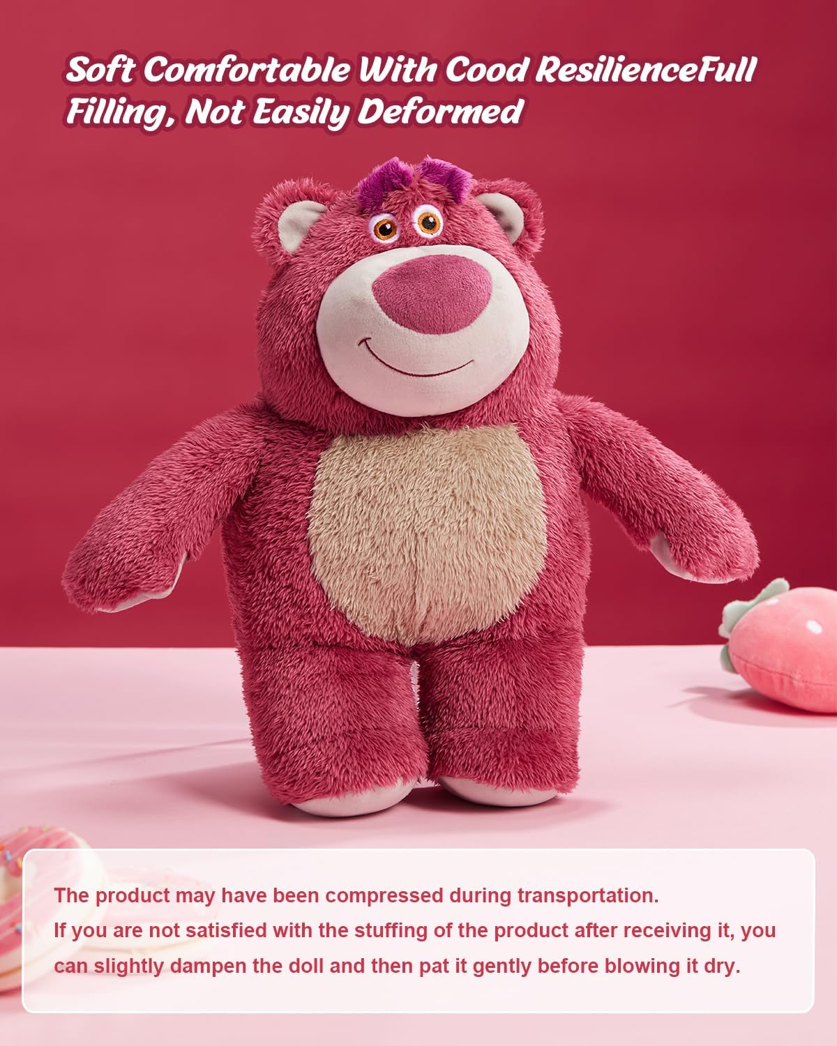 MINISO Juguete de peluche de Disney Lotso de 12.6 pulgadas, animale...