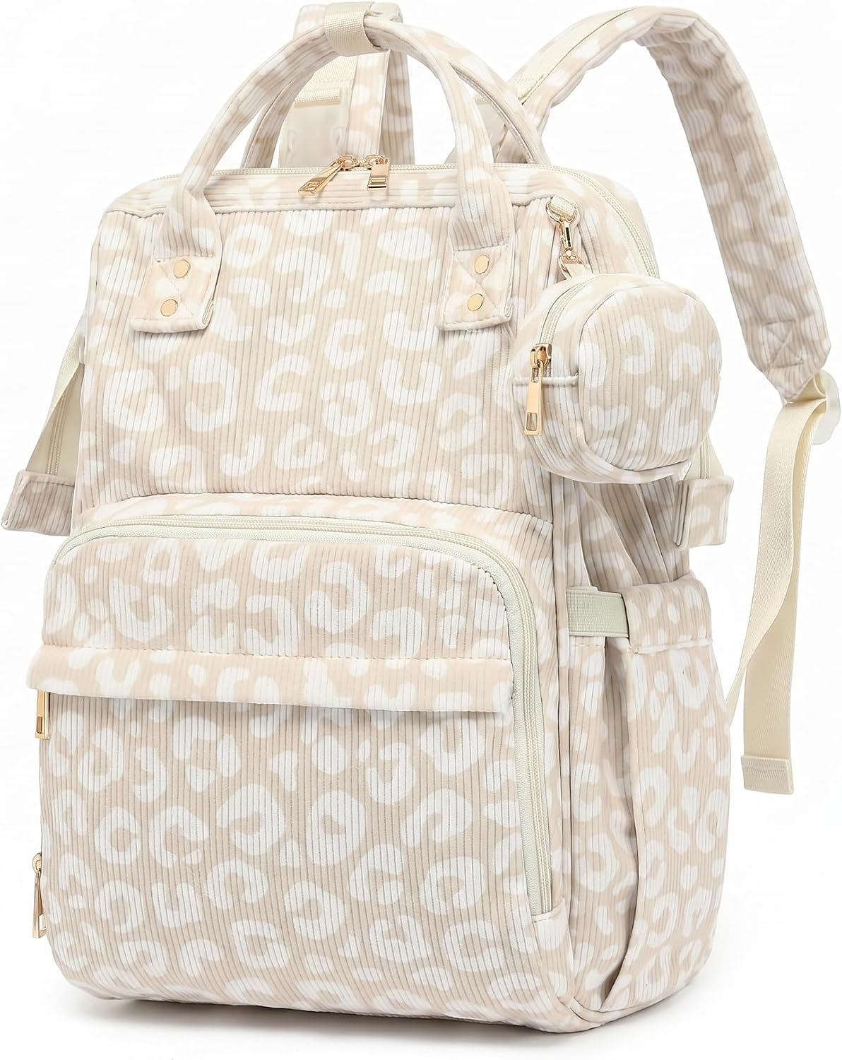 Lrenagao Mochila para pañales de bebé para mamá y papá, bolsa de pa...