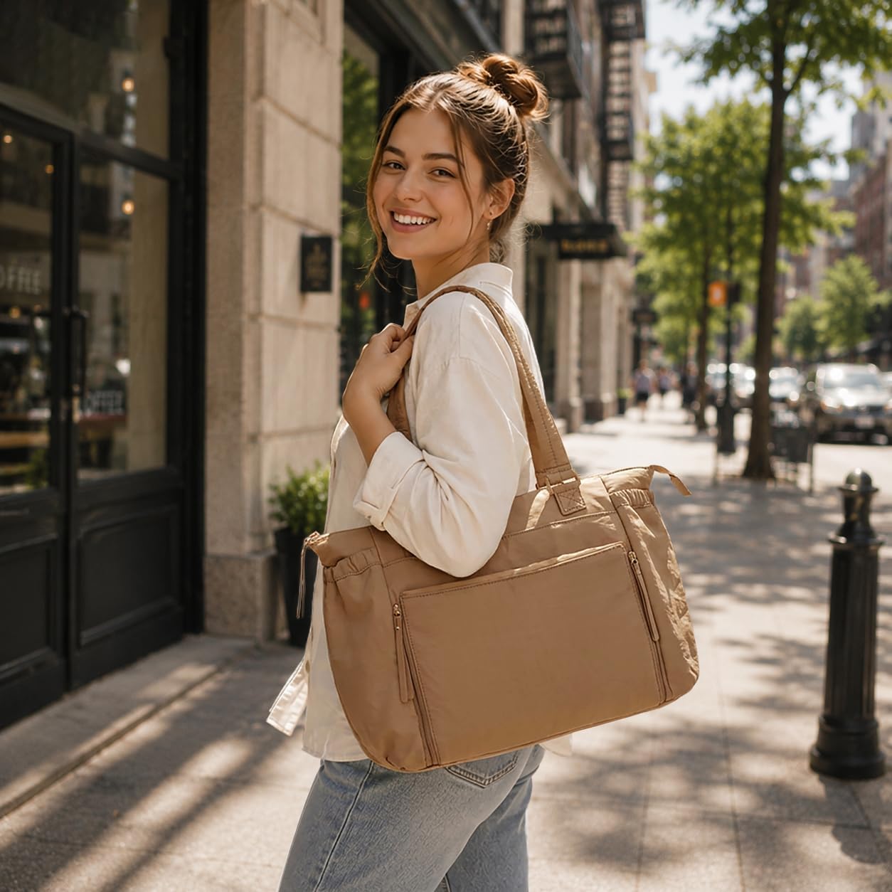 MOMINSIDE Bolsa de pañales con cambiador de pañales, bolsa de pañal...