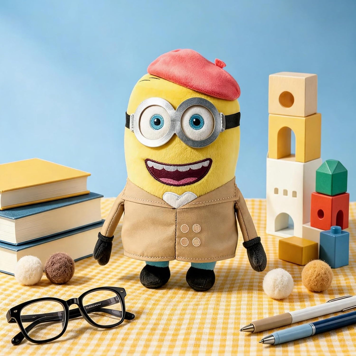 MINISO Peluche de Henry Minion de 11.6 pulgadas, peluche de Minions...