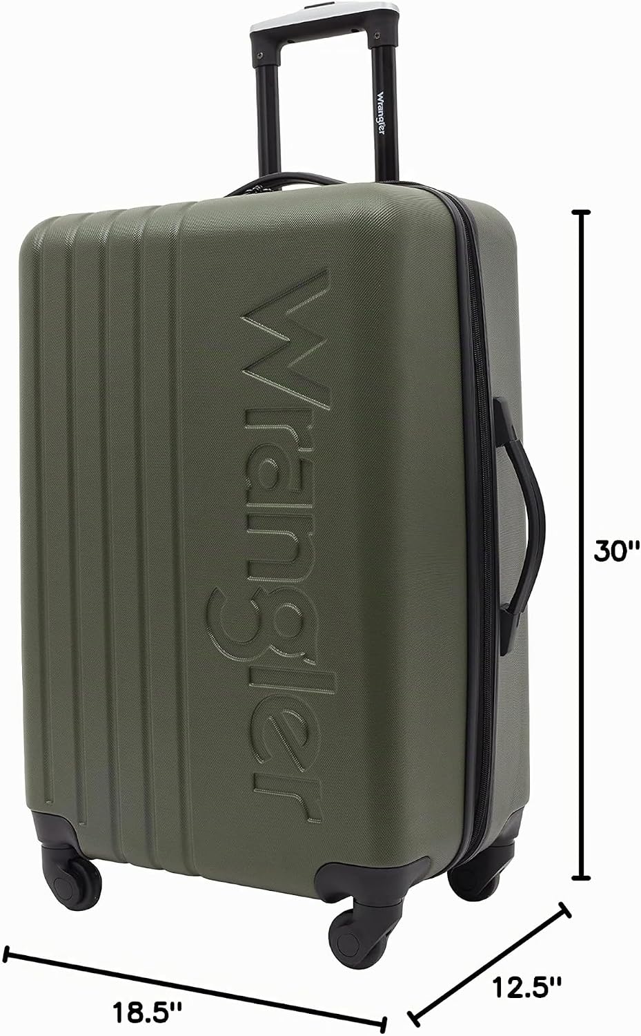 Juego de maletas Wrangler Quest, Verde oliva