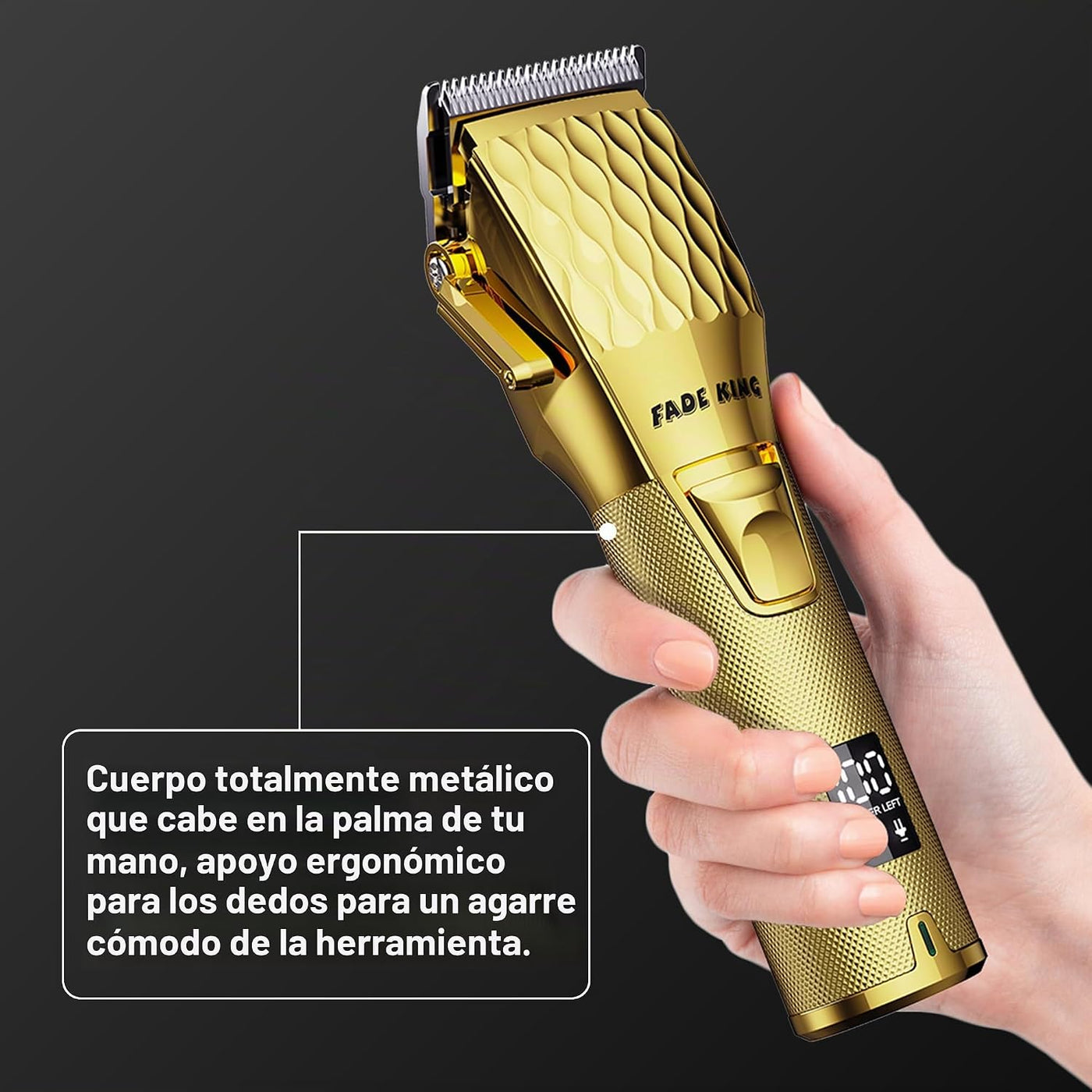 FADEKING Cortapelos profesional para hombres, cortapelos inalámbric...