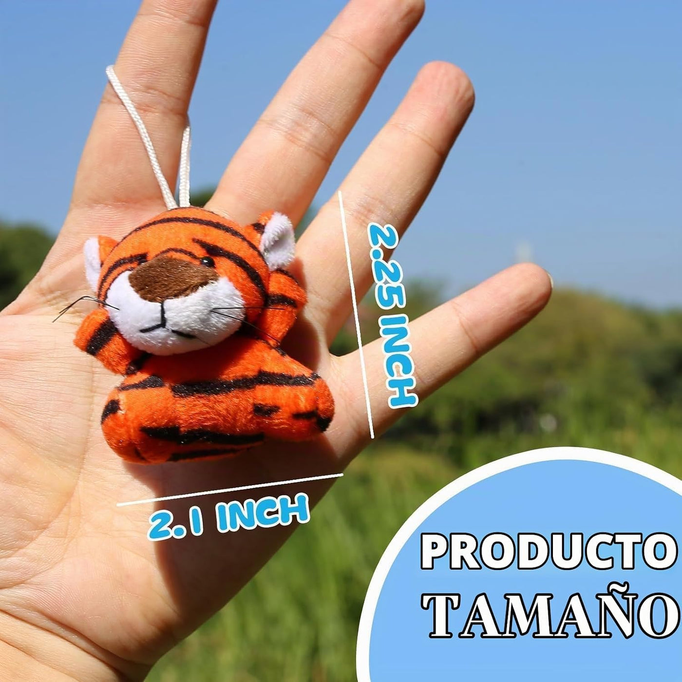 Uzoxlsn Paquete de 38 mini animales de peluche para fiestas para ni...