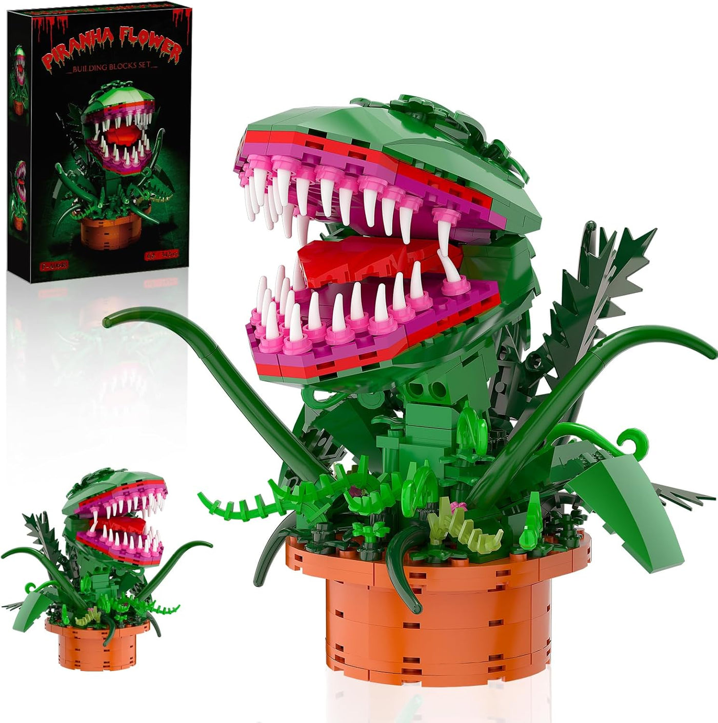 Buildify Audrey II Flor Caníbal