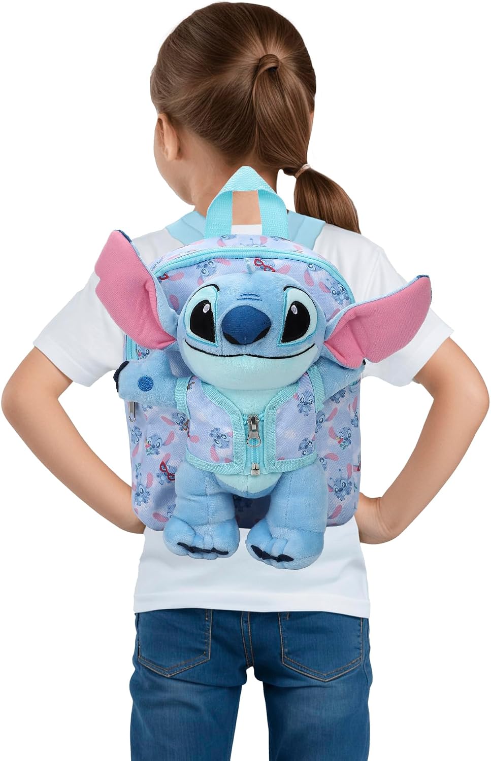 Bioworld Lilo & Stitch - Mochila de felpa de 10 pulgadas