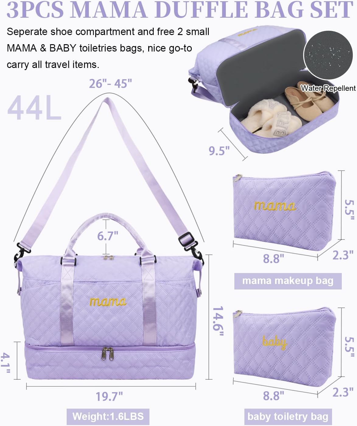 Mama Baby - Bolsa de hospital para embarazo, esencial para mujeres,...