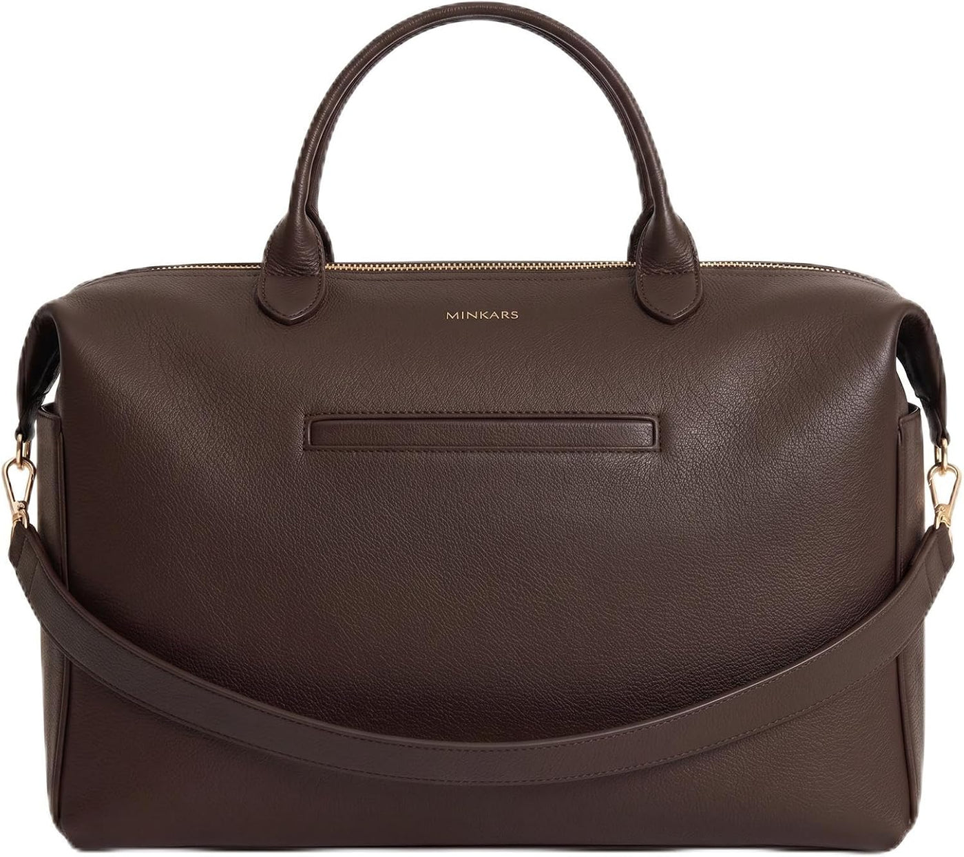 MINKARS Bolsa de pañales moderna - Bolsa de hospital de cuero vegan...