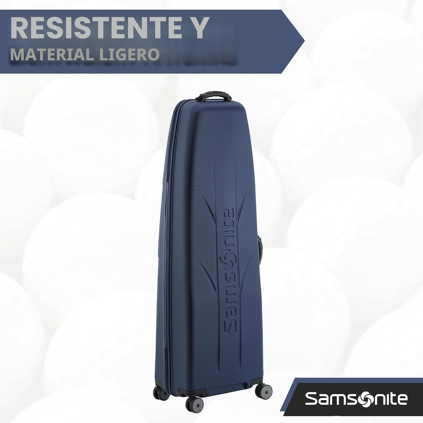 Samsonite Tour Deluxe - Funda rígida para golf, bolsa de viaje de g...