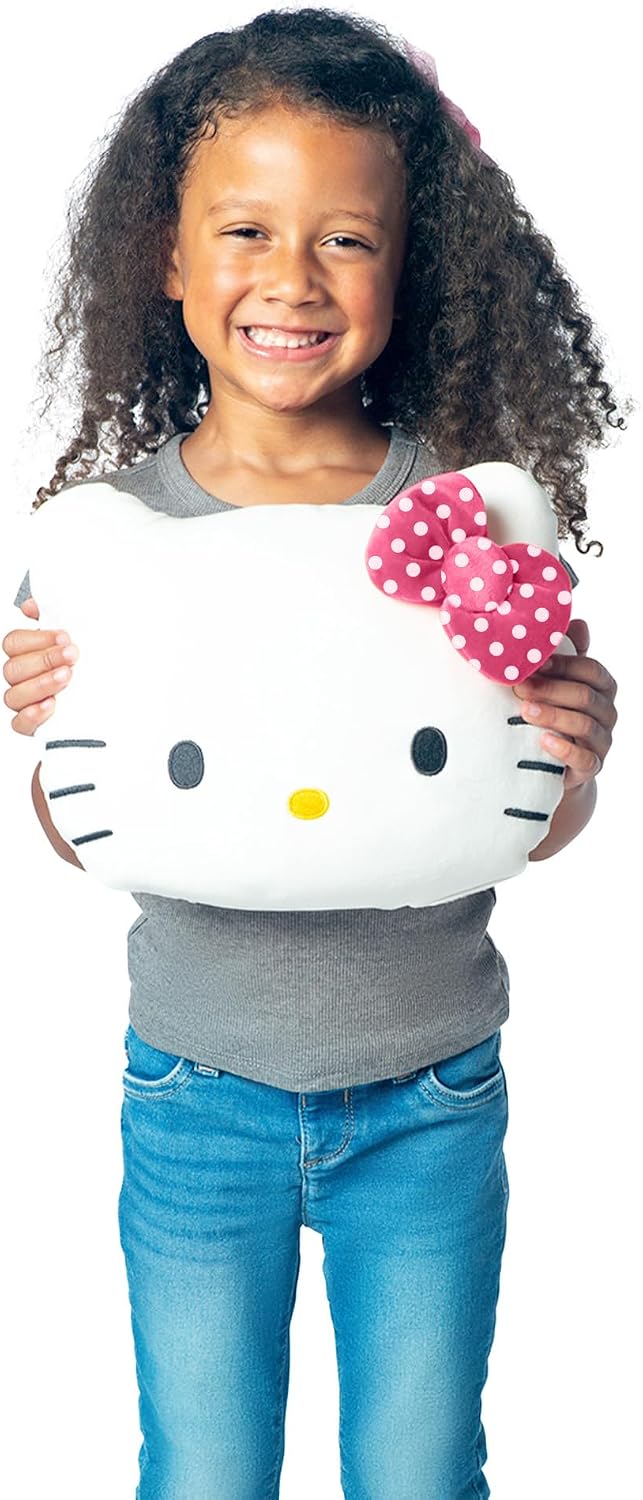 Northwest Hello Kitty - Almohada pequeña de nube de lunares de 12 p...