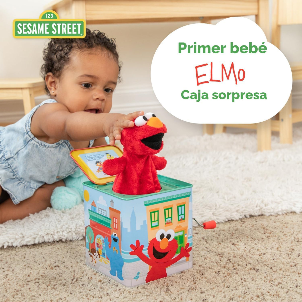 Kids Preferred Sesame Street Jack in the Box - Juguete de peluche d...