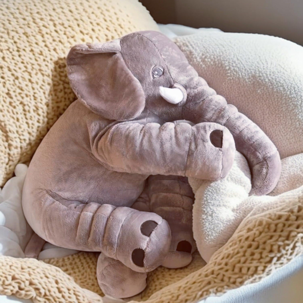 Ryttir Elefante de Peluche Grande de 24 Pulgadas, Suave, Elefante d...