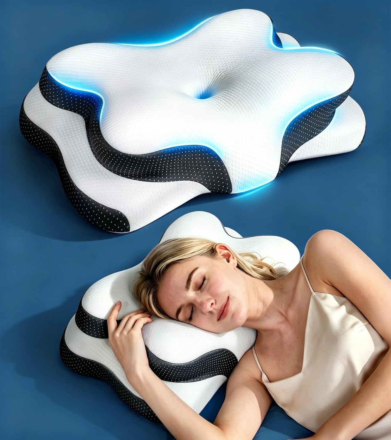 Osteo Zoned Contour - Almohada cervical para el cuello cervical par...
