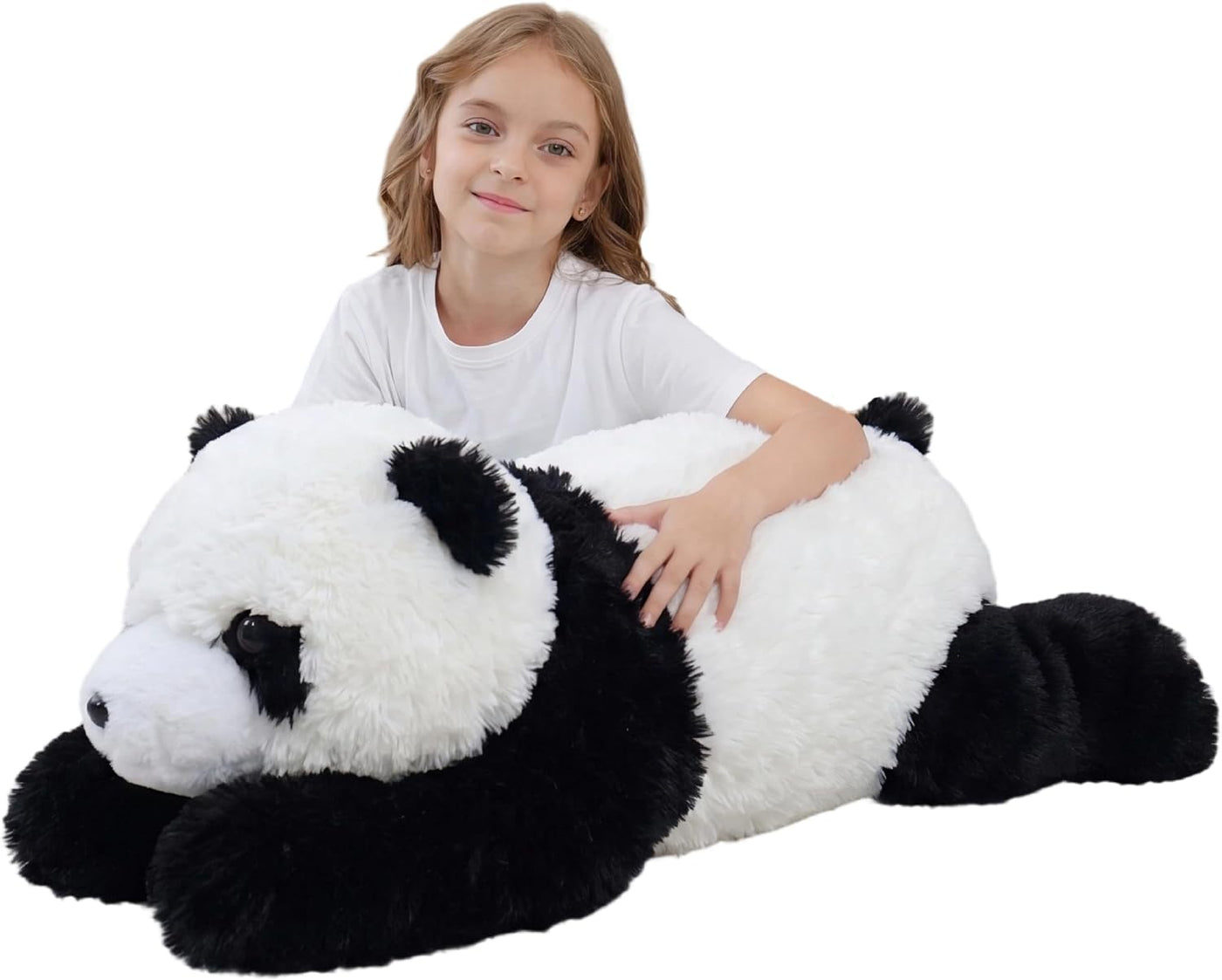 Panda Jrystar | Tamaño grande: 33 pulgadas (blanco y negro), regalo...