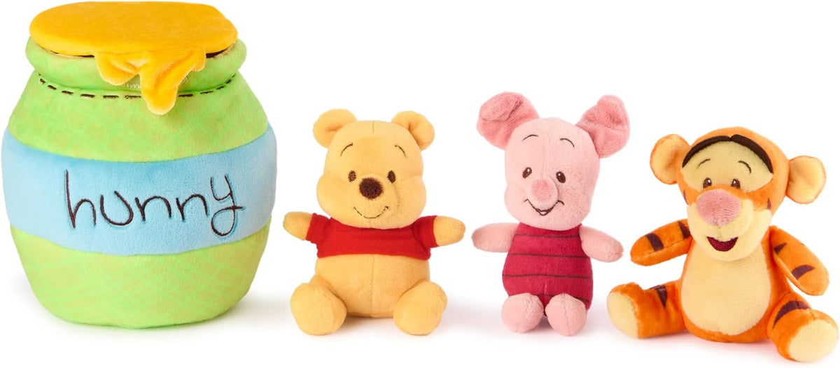 GUND Disney Winnie the Pooh - Juego de 4 piezas de juguetes sensori...