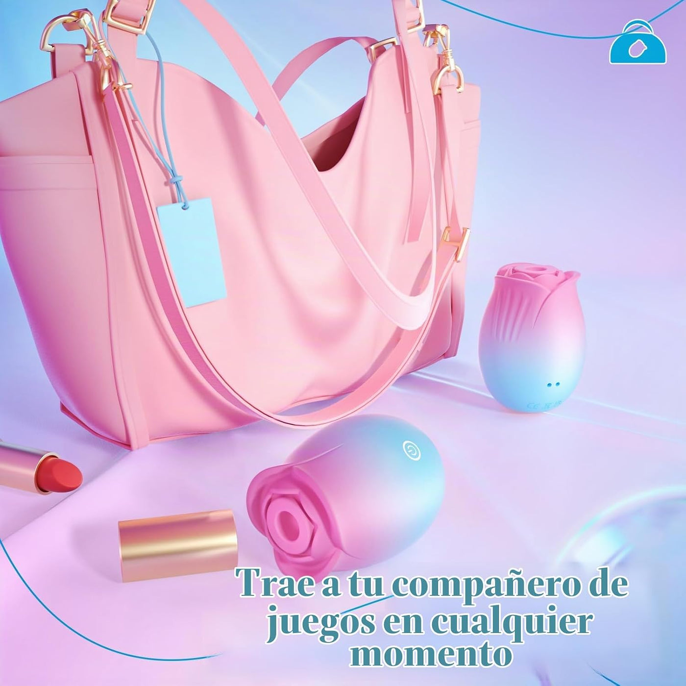 Gasevimo Juguetes para adultos, vibrador de rosas para mujeres, jug...