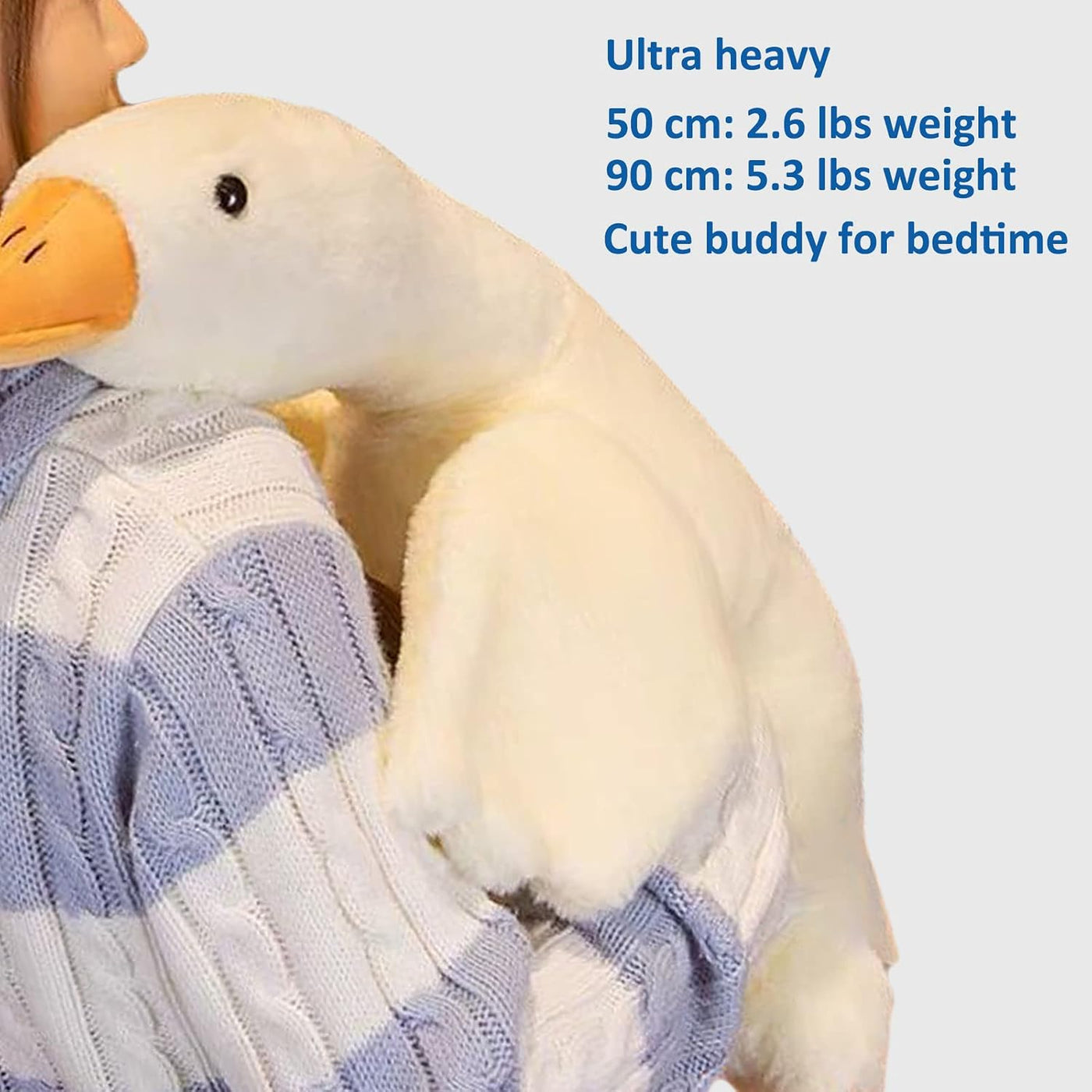 Grafingy Peluche de cisne, 35.43 pulgadas, 5.5 libras, animales de...