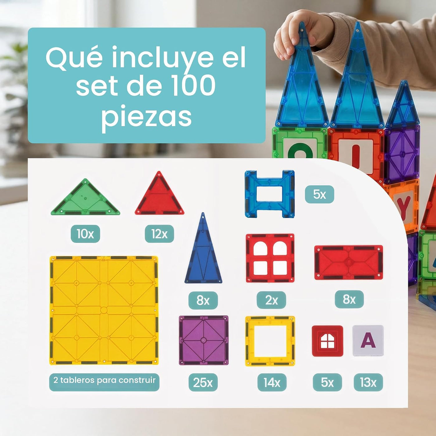 Playmags Azulejos Magnéticos para Niños