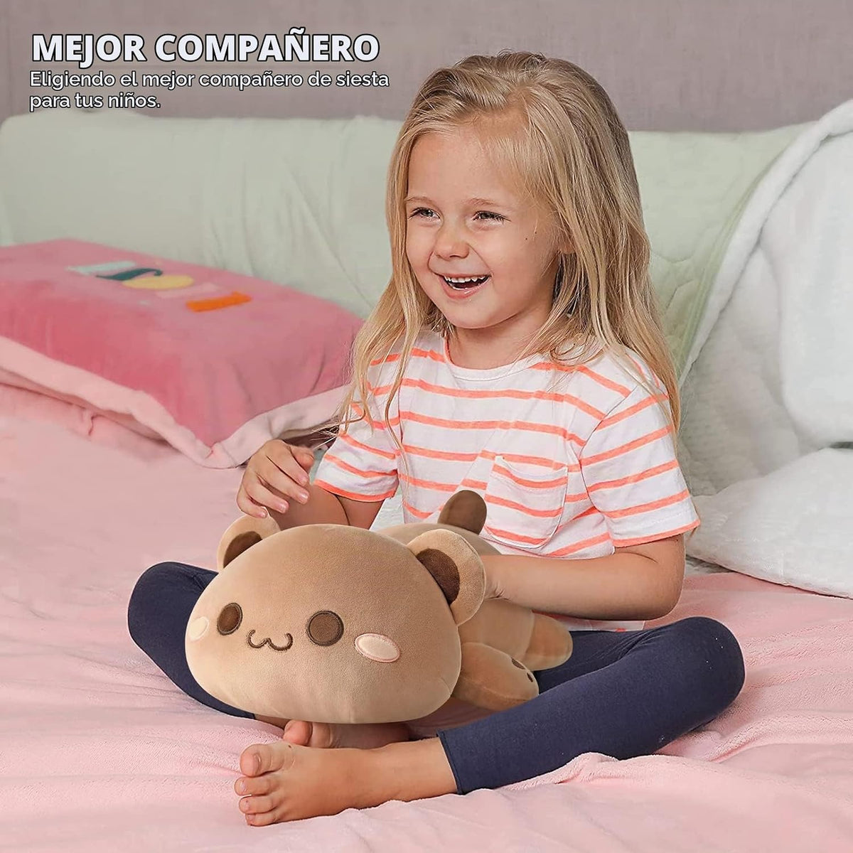 Onsoyours Lindo oso de peluche de oso suave almohada de felpa de an...