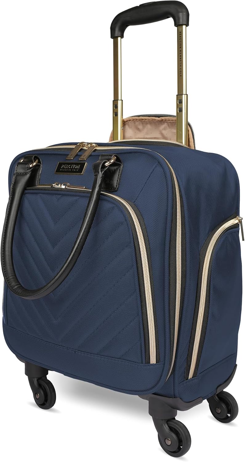 Kenneth Cole REACTION Chelsea Chevron - Maleta extensible de 8 rued...