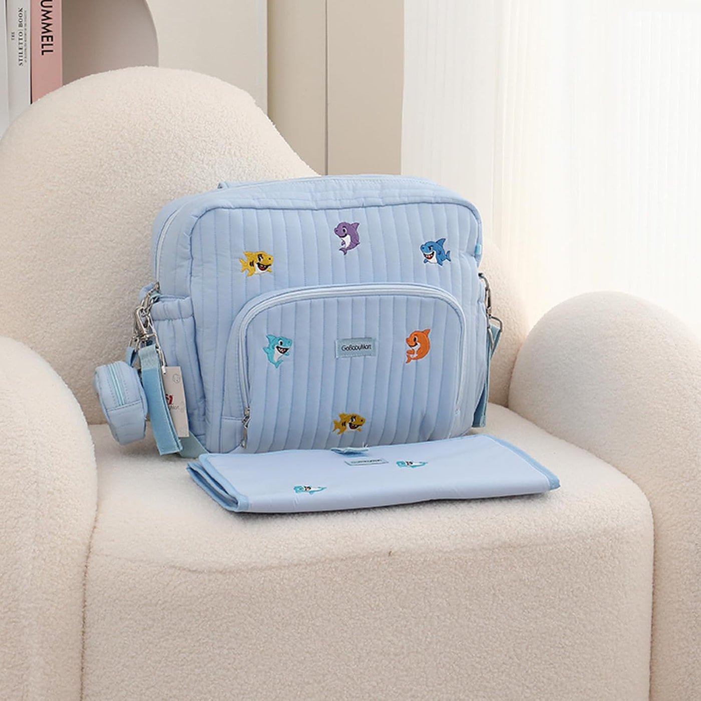 GOBABYMART Mochila para pañales con cambiador \u2013 Bolsa de viaje...