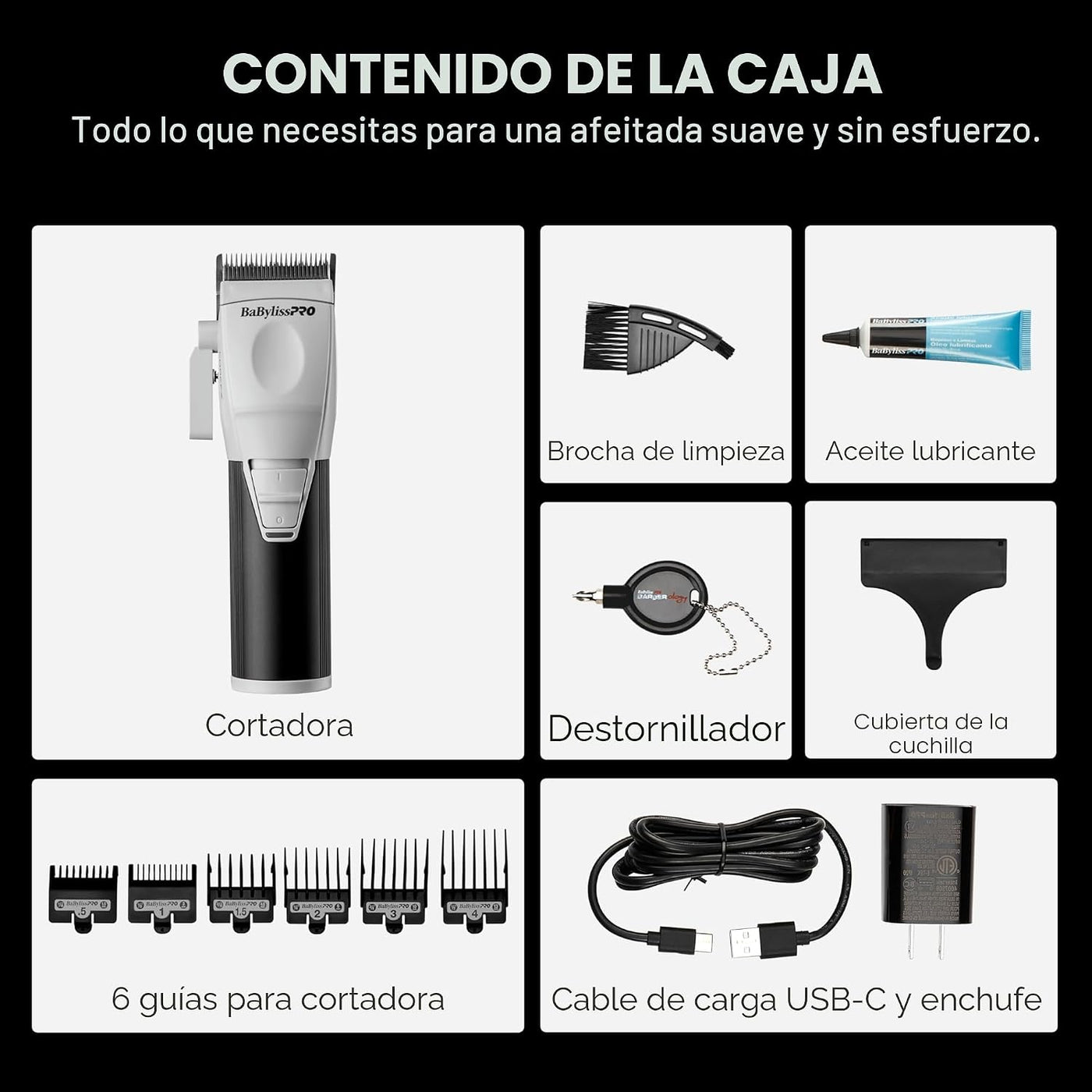 BaBylissPRO Cortapelos de rendimiento profesional COREFX