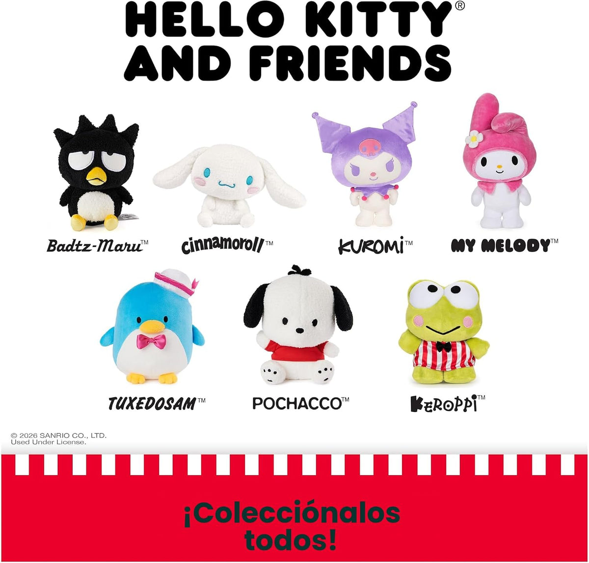 GUND - Peluche Sanrio Hello Kitty Kuromi, animal de peluche premium...