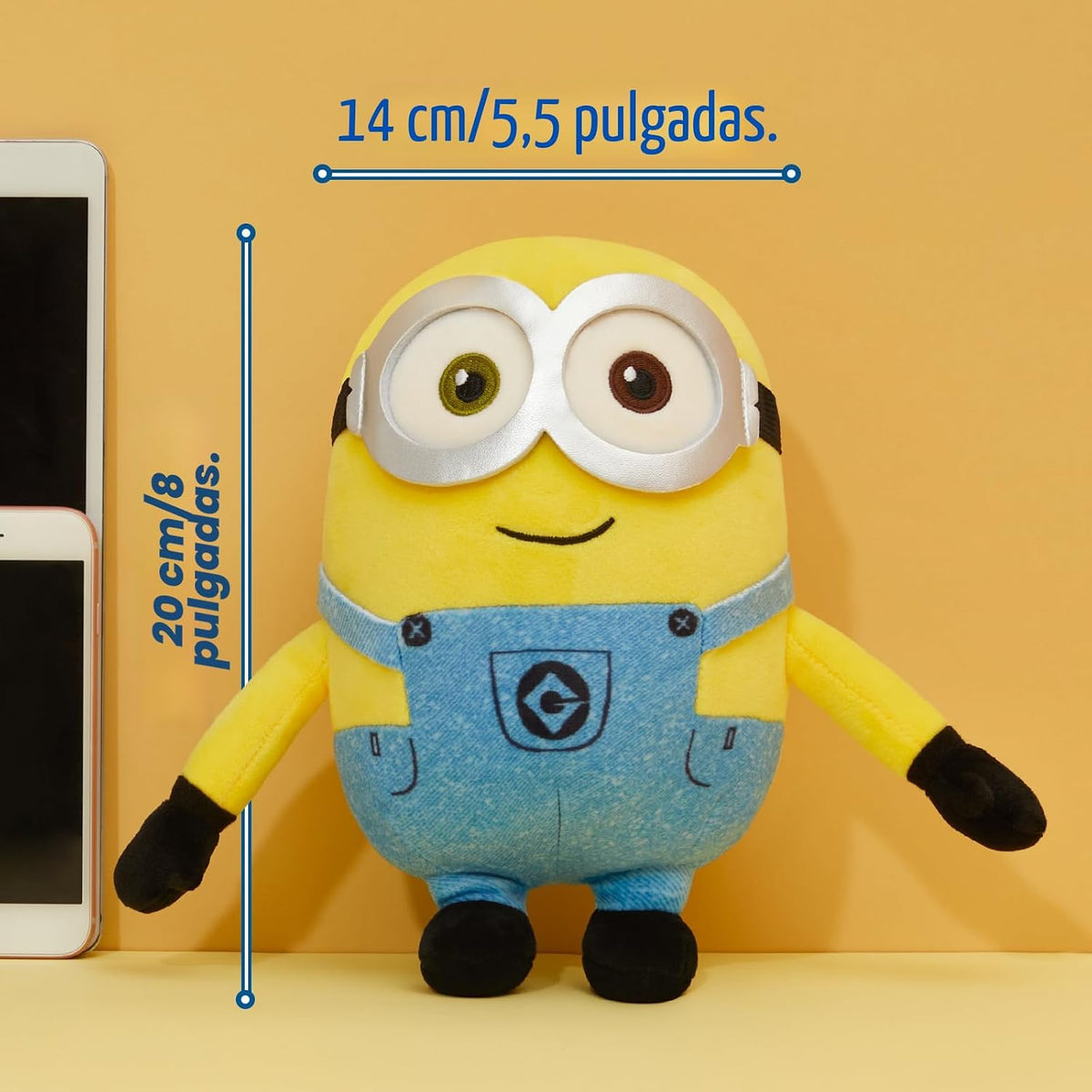 MINISO Animales de Peluche Minions de 8" (Bob), Lindos Animales...