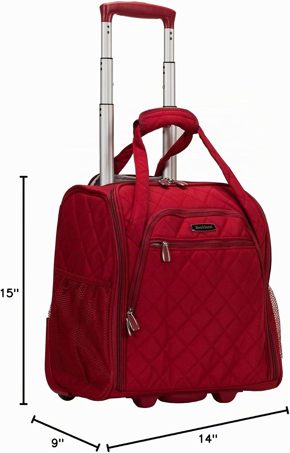 Rockland Melrose - Maleta con ruedas, de porte vertical, para caber...