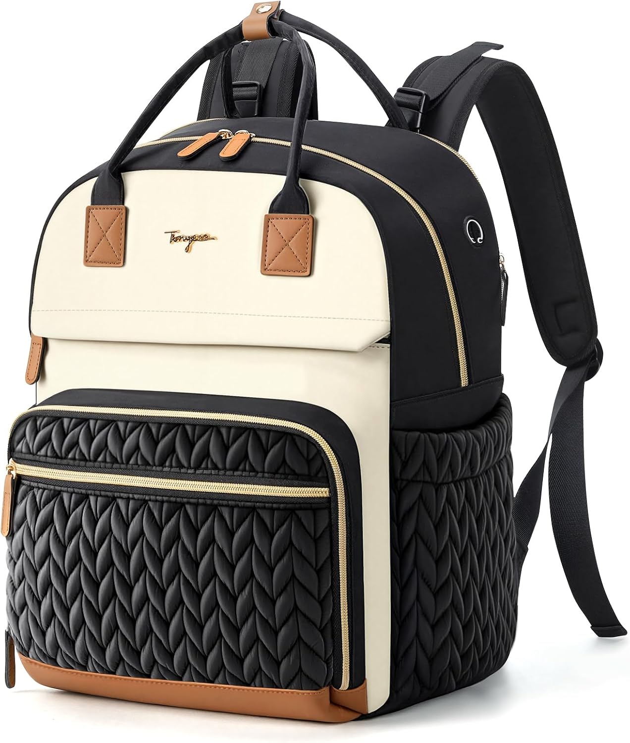 Tonyeee Mochila para pañales, bolsa de pañales extra grande para 2...
