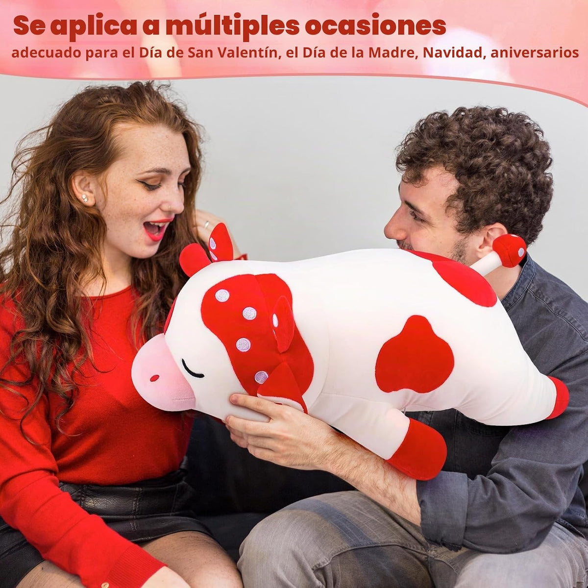 Auspicious beginning Peluche de Vaca Hongo Gigante de 30''...