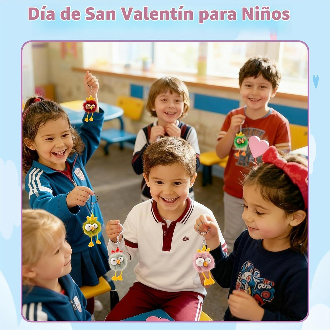 OMyFav 24 llaveros para niños, regalos de fiesta \u2013 Lindo llave...