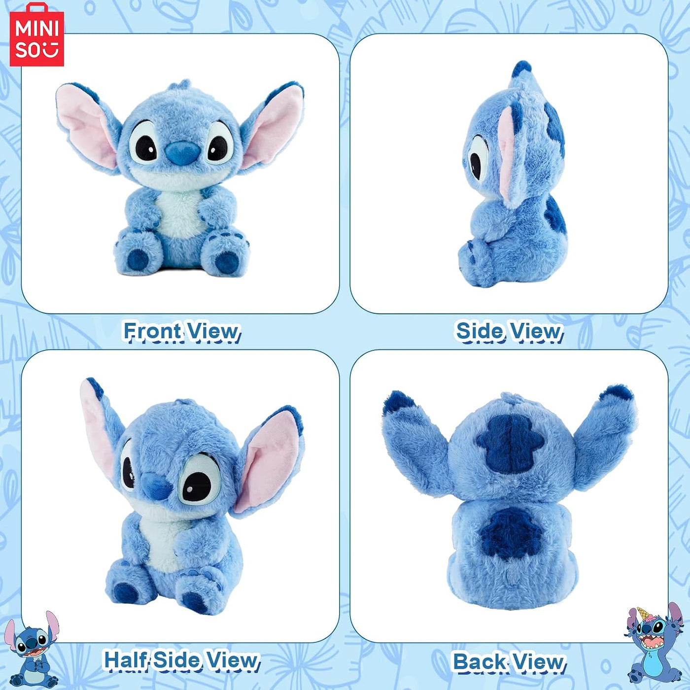 MINISO Disney Stitch - Juguete de peluche Lilo & Stitch de felp...