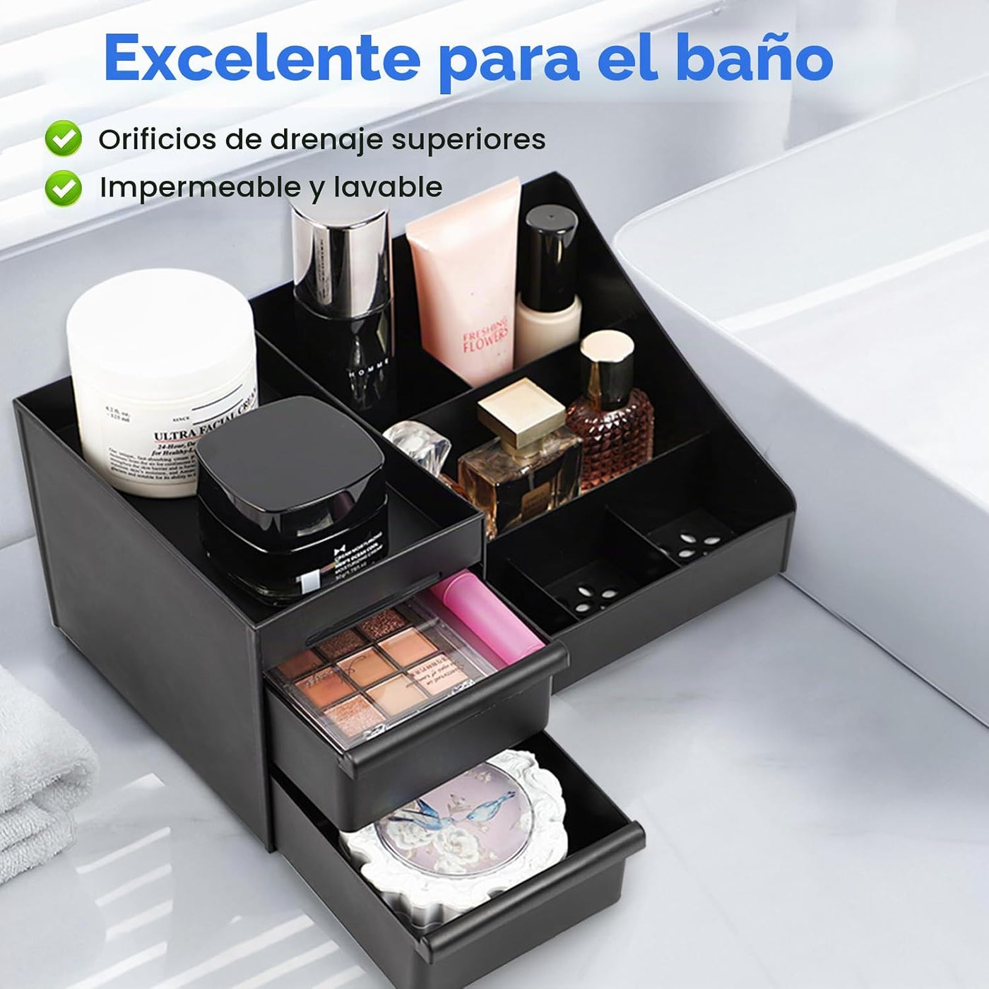 EXIN DECHEN Organizador de colonia para hombres, soporte de colonia...