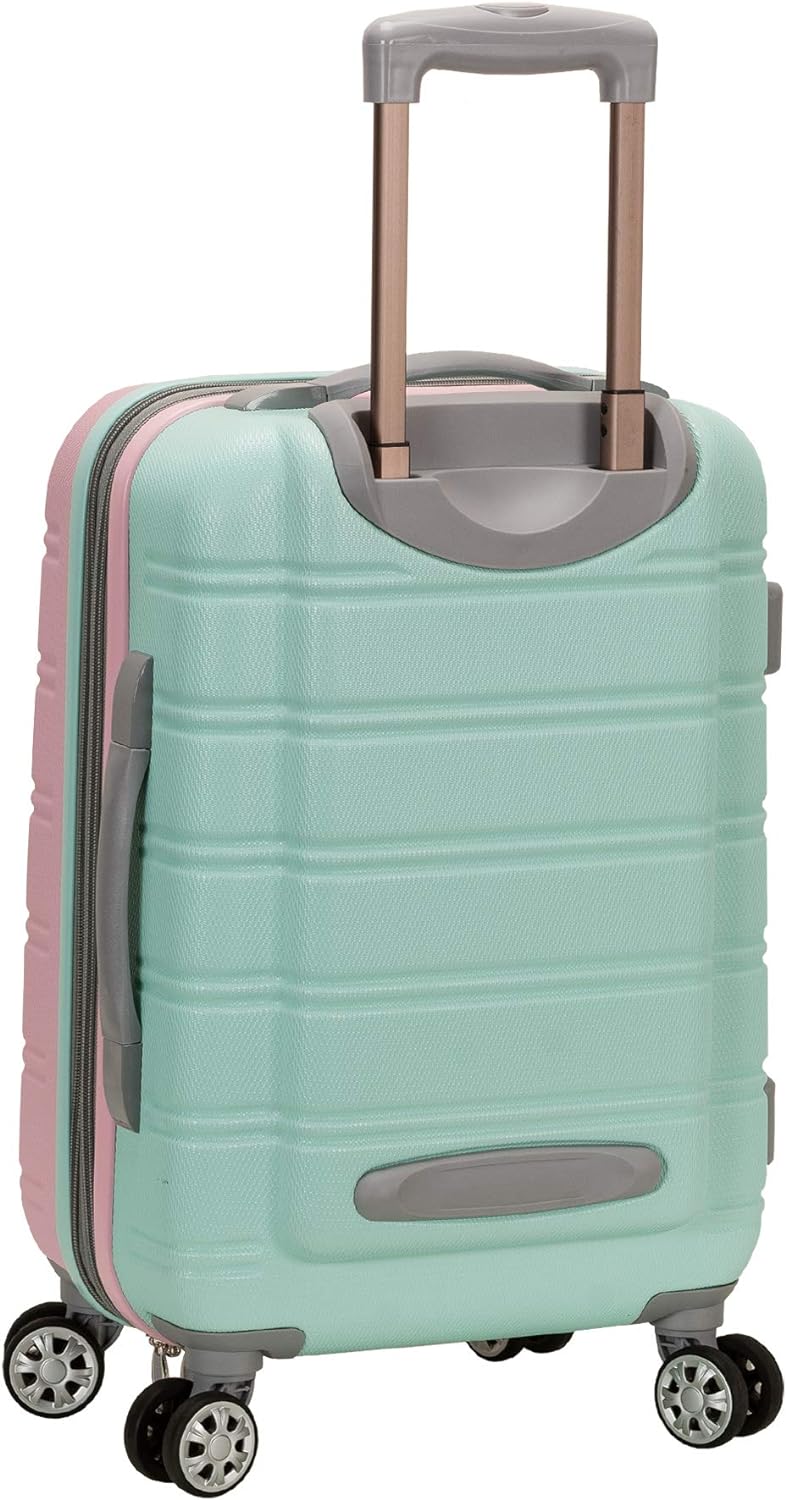 Rockland Santa Fe - Equipaje con carcasa rígida y ruedas giratorias...